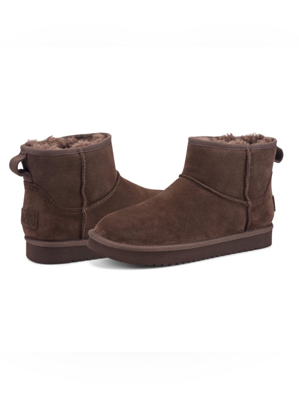♥️♥️ Earth Women's Wonders Round Toe Casual Cozy Ankle Booties - Dark Brown